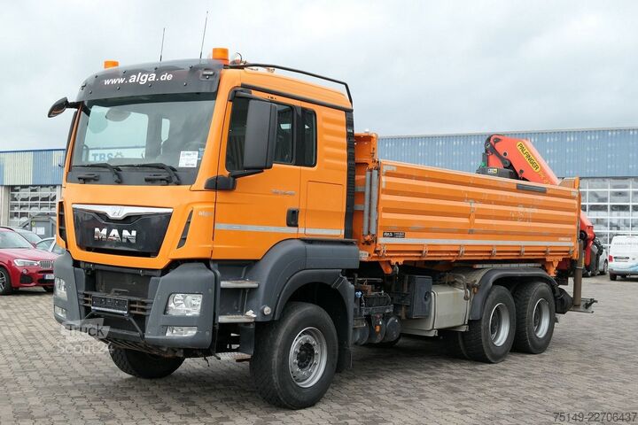 Żuraw samochodowy MAN 26.480 TGS, Palfinger PK23002-SH, abnehmbar,Funk