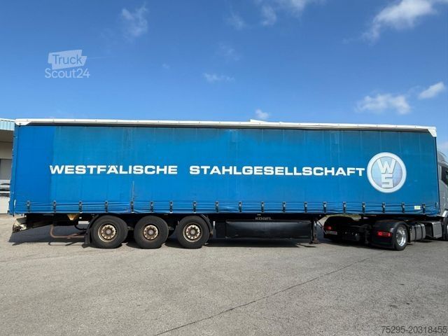 Brandalı açık yarı römork KÖGEL 3 Achs Joloda Paper Lift SAF PalKasten TÜV08/26