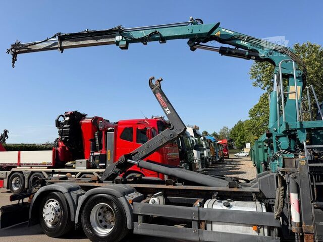 Sistema de brazo de gancho MAN TGS 26.360 6x2 HOOKLIFT + CRANE TEREX ATLAS TLC...