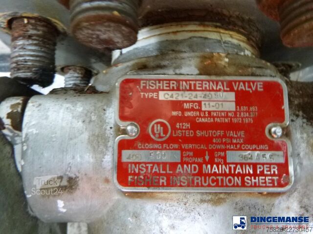Cisterna Mercedes-Benz Antos 1927 4x2 gas tank 19 m3