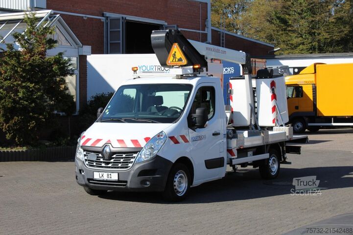 Plataforma elevadora sobre camión Renault Master  Bühne KLUBB 11m   2 Personen Korb 200kg
