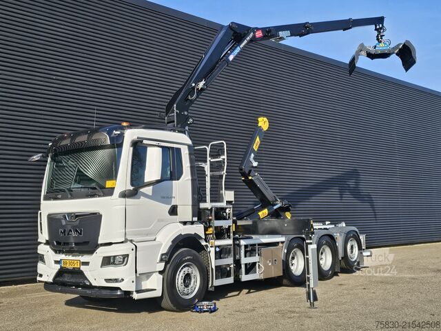Sistema de brazo de gancho MAN TGS 35.470 8x4 / HMF 2243 Z KRAAN + HAAKARM
