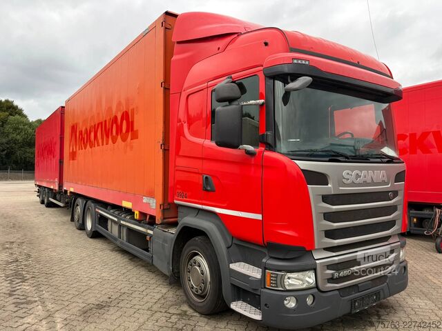 Schuifzeil Scania R450 Highline 6x2*4 - BDF with box + Trailer - ...
