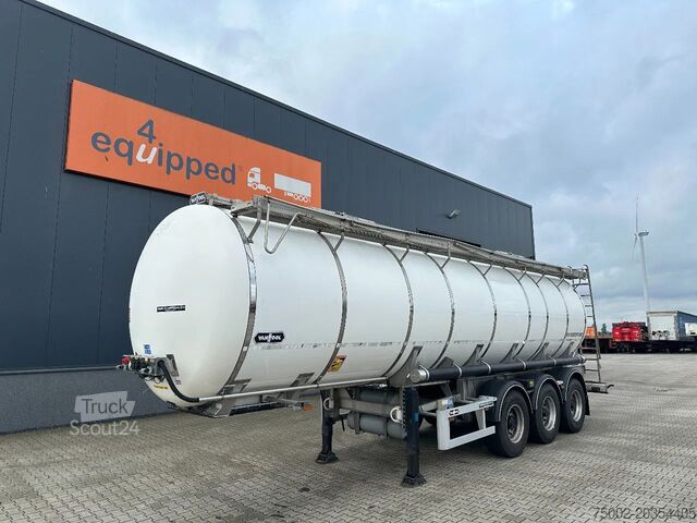 Voedseltanker Van Hool FOOD / RVS chassis / empty weight: 5.860kg / 29...