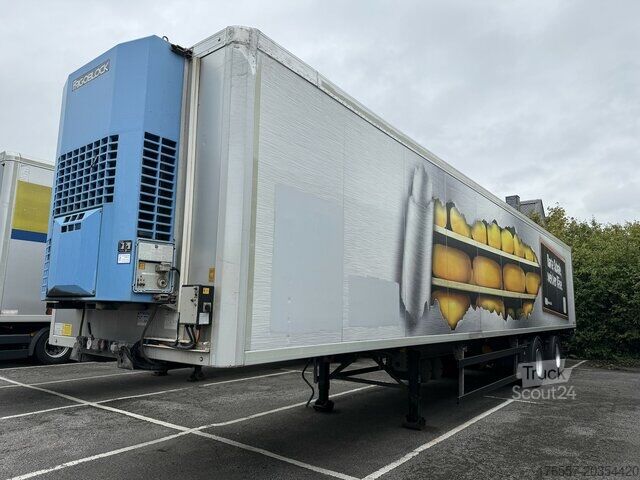 Koffer oplegger Rohr 2-Achs Isokofferauflieger LBW Lenkachse