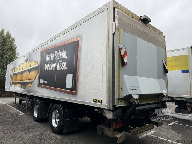 Koffer oplegger Rohr 2-Achs Isokofferauflieger LBW Lenkachse