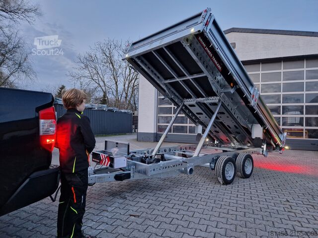 Prekucnik Brian James Trailers 526-4020 400x200x30cm Tandem elektro Kipper Stahl 3500kg verfügbar