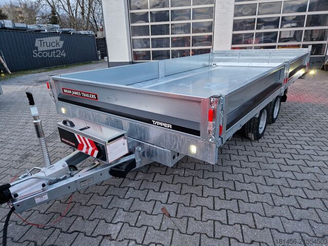 Prekucnik Brian James Trailers 526-4020 400x200x30cm Tandem elektro Kipper Stahl 3500kg verfügbar
