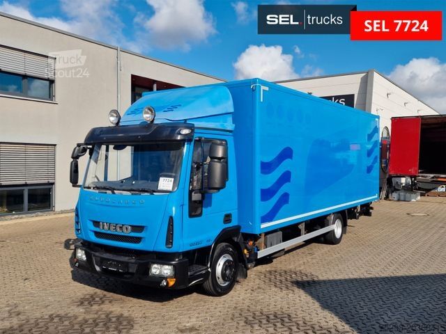 Box truck IVECO Eurocargo 100E22 / Ladebordwand / 3 Sitzen