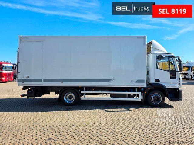 Vrachtwagen met bakwagen IVECO Eurocargo 120E28 / Ladebordwand