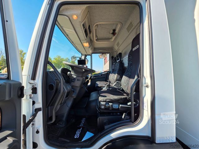 Vrachtwagen met bakwagen IVECO Eurocargo 120E28 / Ladebordwand