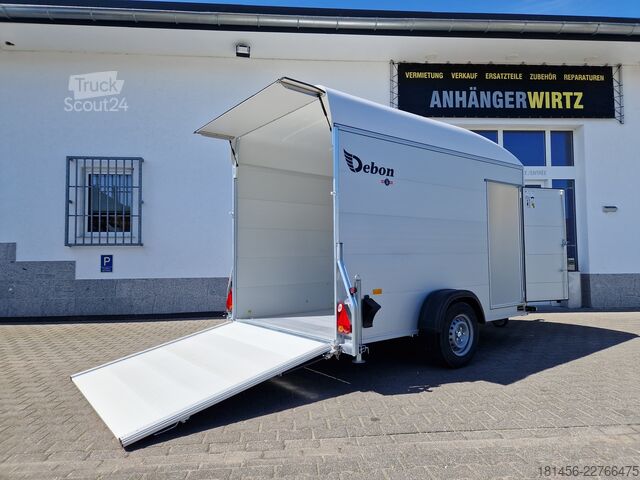 Remolque caja Cheval Liberté Debon Roadster 400 Alu Seitentür weiß Pullman