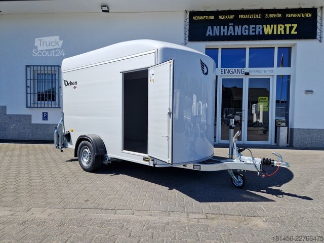 Remolque caja Cheval Liberté Debon Roadster 400 Alu Seitentür weiß Pullman