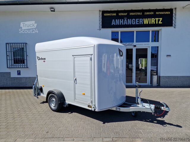 Remolque caja Cheval Liberté Debon Roadster 400 Alu Seitentür weiß Pullman