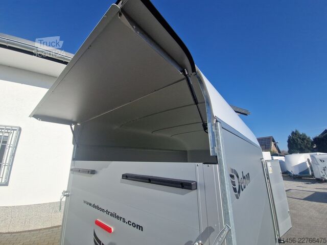 Remolque caja Cheval Liberté Debon Roadster 400 Alu Seitentür weiß Pullman