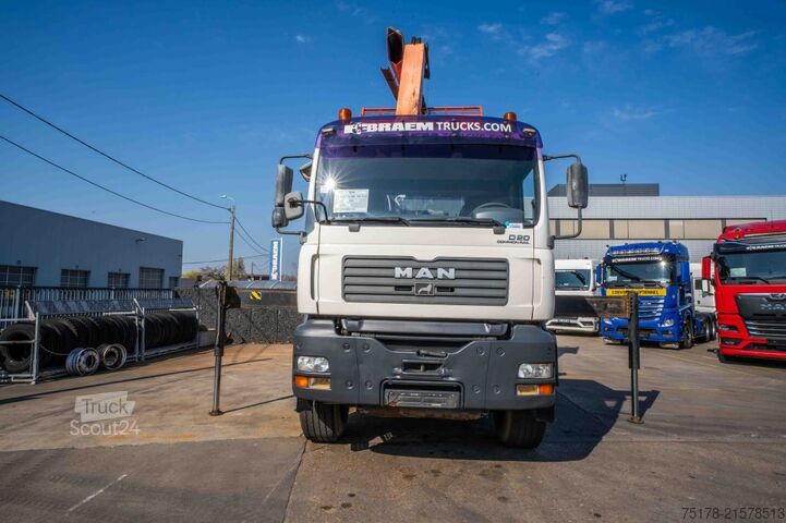 Kipper met kraan MAN TGA 41.390 BB - PK 21502/4xhydr.