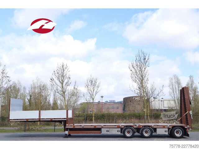 Semi-remorque surbaissée HRD STLM 3N | 3-AXLE | SLIDING RAMPS | STEER & LIFT...
