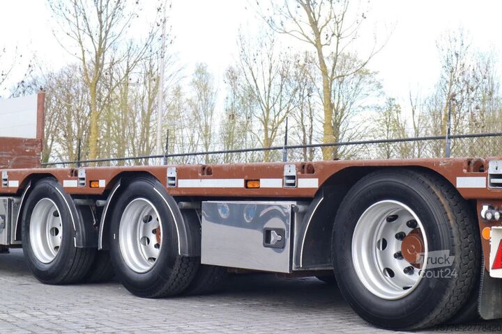 Semi-remorque surbaissée HRD STLM 3N | 3-AXLE | SLIDING RAMPS | STEER & LIFT...