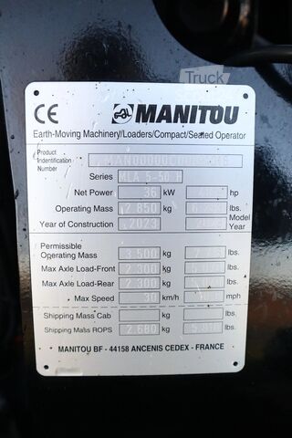 Lastare Manitou MLA 5-50 H BUCKET | NEW UNUSED | STAGE V