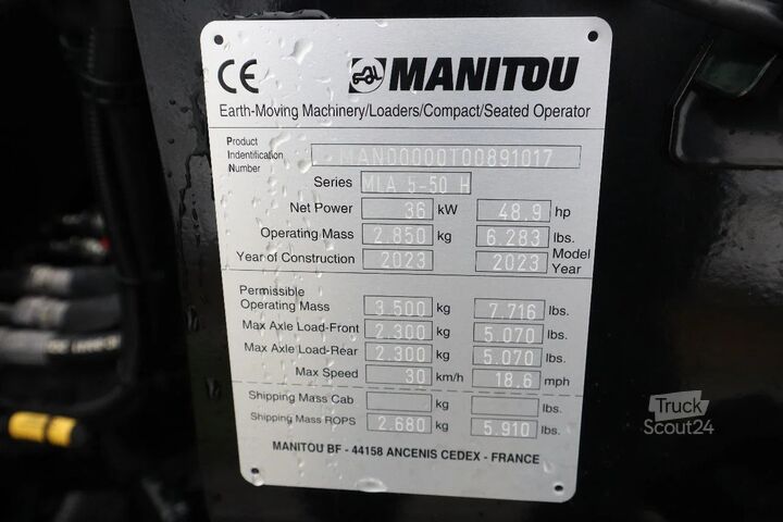 Lastare Manitou MLA 5-50 H BUCKET | NEW UNUSED | STAGE V