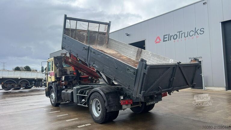 Самосвал с краном Volvo FS 7-19 (MANUAL PUMP / POMPE MANUELLE / LAMES /...