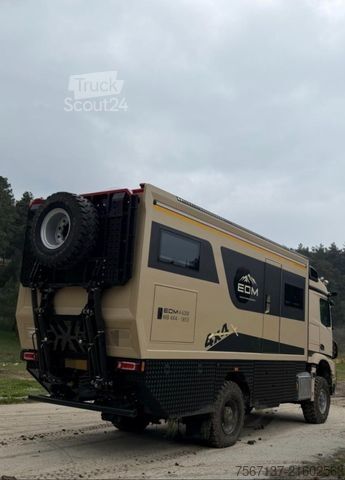 Afneembare cabine MERCEDES-BENZ Arocs 2053-6200 4x4 OFFROAD EXPEDITION-WOHNMOBIL