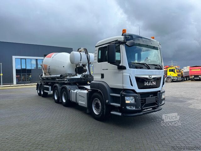 Blender MAN TGS 33.460 6x4 +Mixeroplegger 12 m3 Euro 6