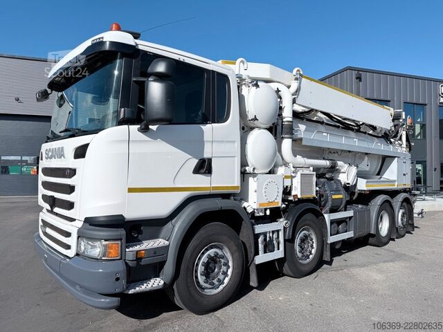 Vakuumtankbil SCANIA G450 8x2*6 Hvidtved Larsen SuperFlex 414 6" JHL