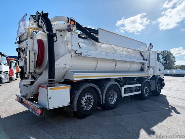 Vakuumtankbil SCANIA G450 8x2*6 Hvidtved Larsen SuperFlex 414 6" JHL