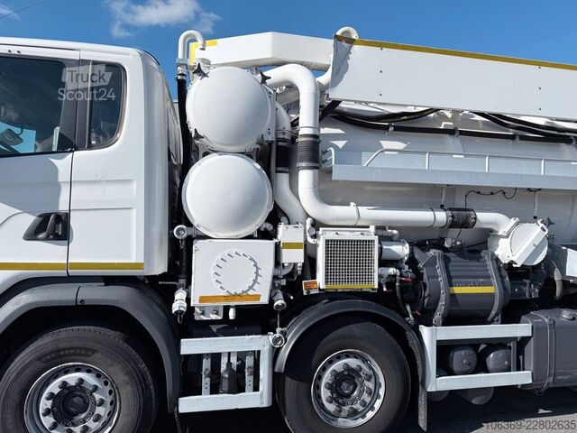 Vakuumtankbil SCANIA G450 8x2*6 Hvidtved Larsen SuperFlex 414 6" JHL