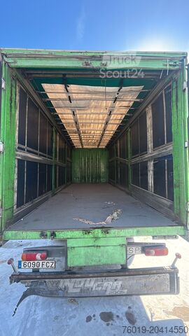 Plattformstruck med presenning DAF LF 55.250