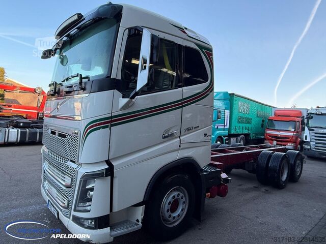 Chassi med hytt Volvo FH 750 Stuuras, Naafreductie, Euro 6, Luchtvering