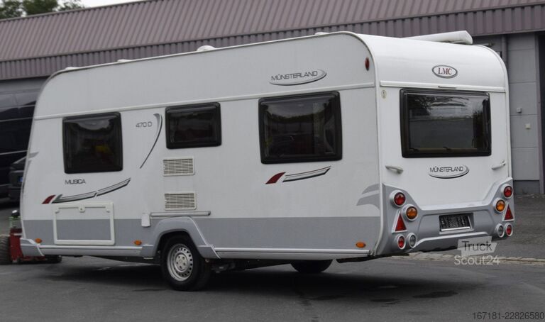 Caravana LMC Musica 470 D mit Mover und Markise