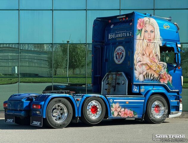 Standaard trekker SCANIA R520 V8 EURO 6 KING FULL AIR RETARDER PARK AIRCO