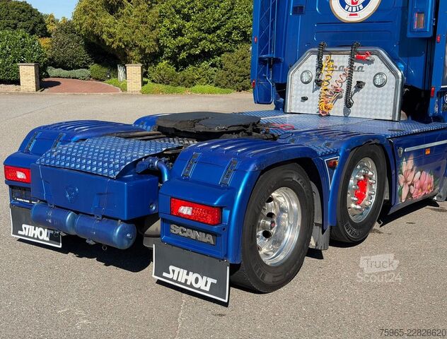 Standaard trekker SCANIA R520 V8 EURO 6 KING FULL AIR RETARDER PARK AIRCO