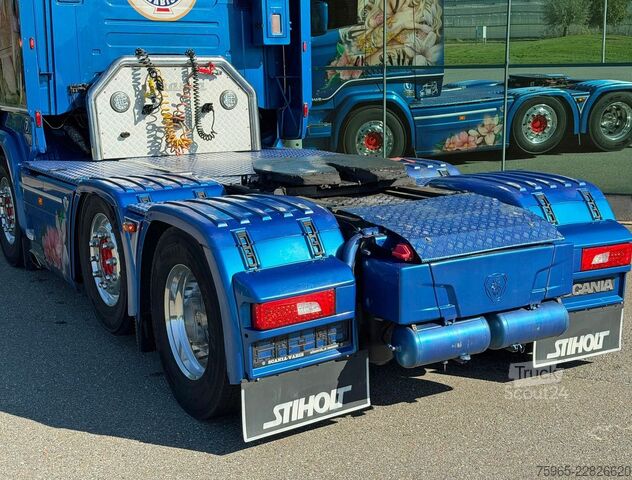 Standaard trekker SCANIA R520 V8 EURO 6 KING FULL AIR RETARDER PARK AIRCO