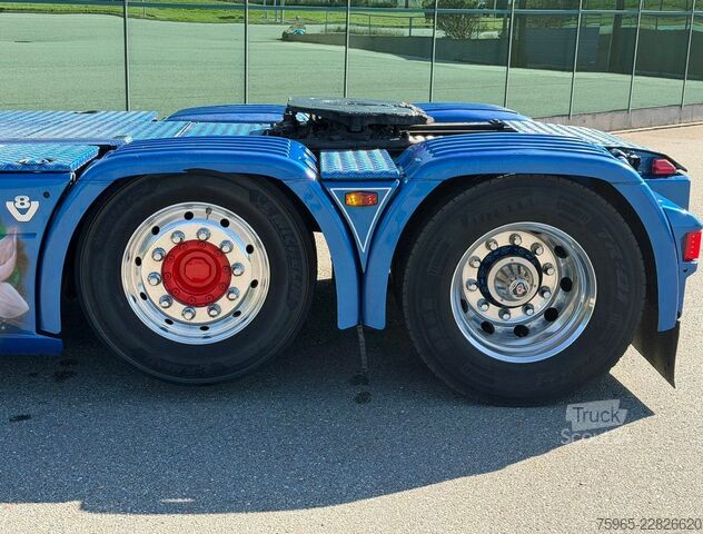 Standaard trekker SCANIA R520 V8 EURO 6 KING FULL AIR RETARDER PARK AIRCO