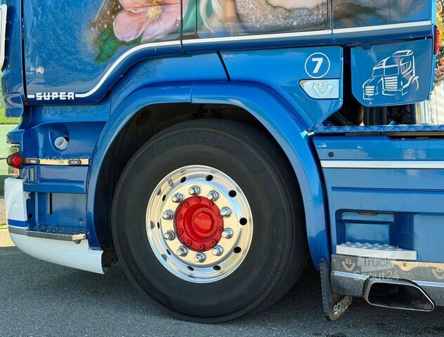 Standaard trekker SCANIA R520 V8 EURO 6 KING FULL AIR RETARDER PARK AIRCO