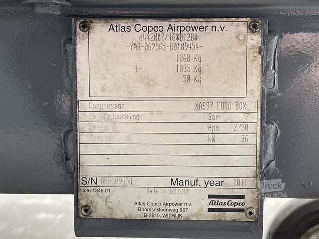 Compresor Atlas Copco XAS 97 DD - N