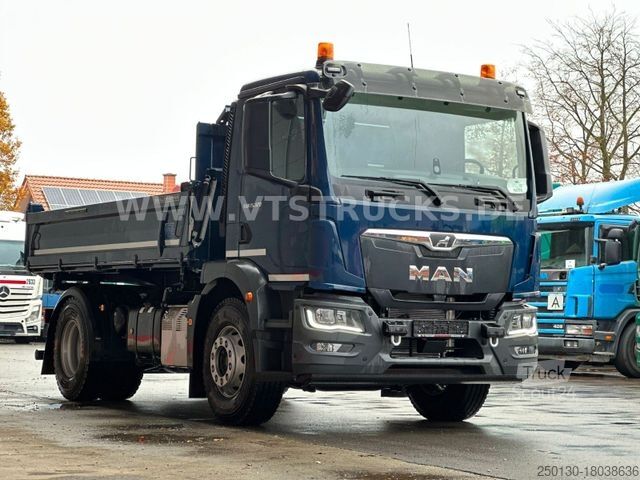 Üç taraflı damperli kamyon MAN TGM 15.320 4x2 Blatt-Luft Meiller-Aufbau +NEU+