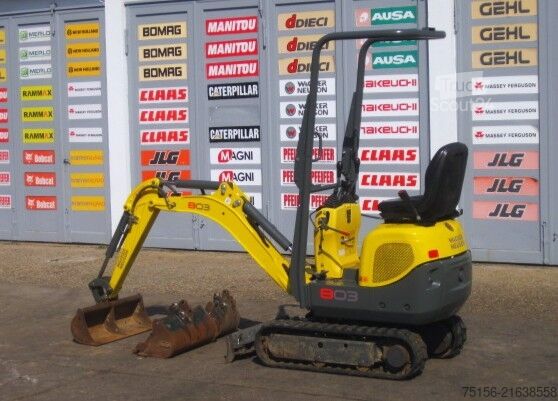 Microescavatore Wacker WACKER NEUSON 803 3x Löffel