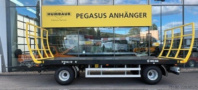 Çalışma platformlu römork  Metal-Fach Ballenwagen T014/2 2-Achser