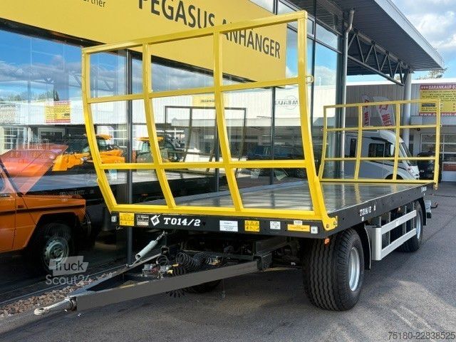 Çalışma platformlu römork  Metal-Fach Ballenwagen T014/2 2-Achser