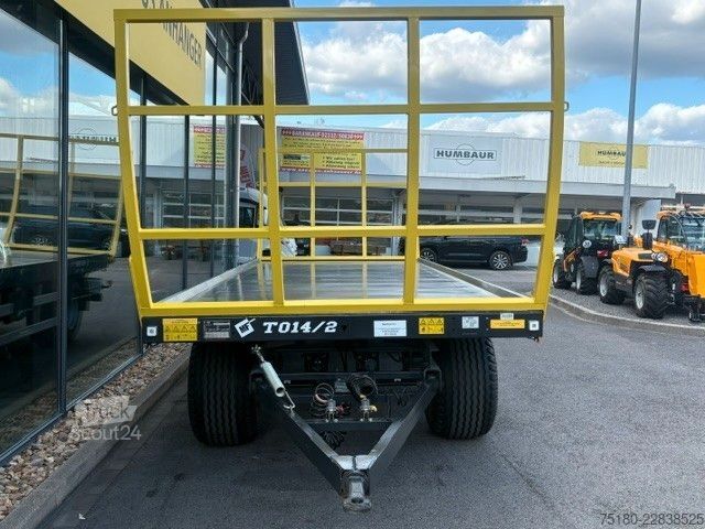 Çalışma platformlu römork  Metal-Fach Ballenwagen T014/2 2-Achser