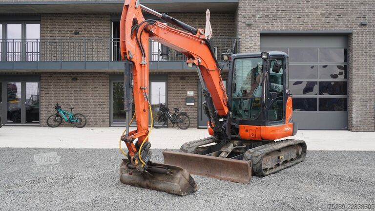 Minigraafmachine KUBOTA KX057-4 KX57 Minibagger Monoausleger Schwenklöff