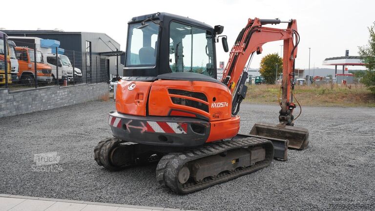 Minigraafmachine KUBOTA KX057-4 KX57 Minibagger Monoausleger Schwenklöff