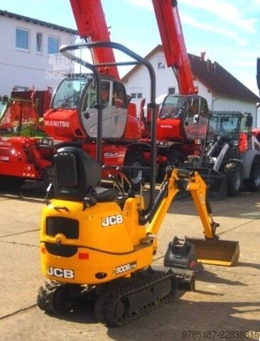 Mini ekskavatorius JCB 8008 CTS *2x Löffel* *Verstellfahrwerk* vgl 8010