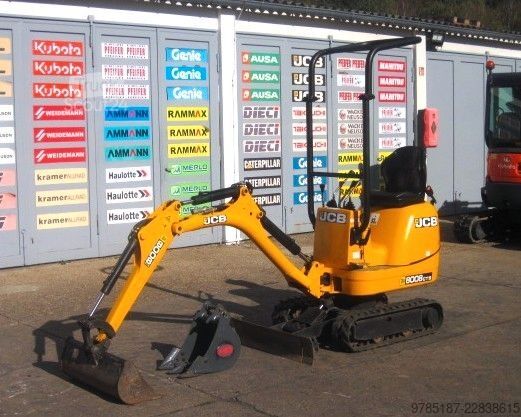Mini ekskavatorius JCB 8008 CTS *2x Löffel* *Verstellfahrwerk* vgl 8010