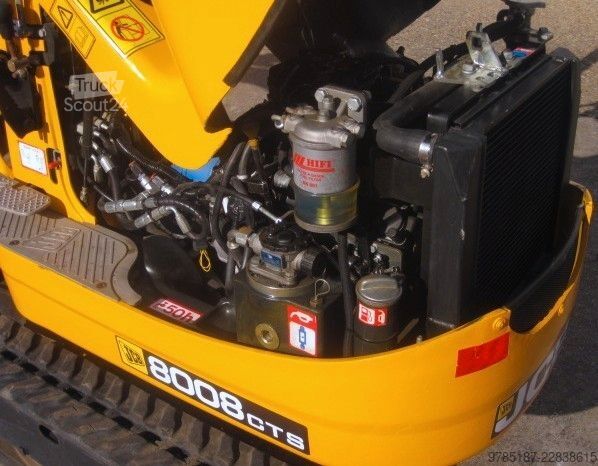 Mini ekskavatorius JCB 8008 CTS *2x Löffel* *Verstellfahrwerk* vgl 8010