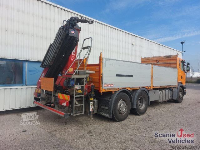 LKW mit Pritsche (offen) Scania G 410 LB6x2*4MNA Pritsche HMF 2120-4 Heckkran